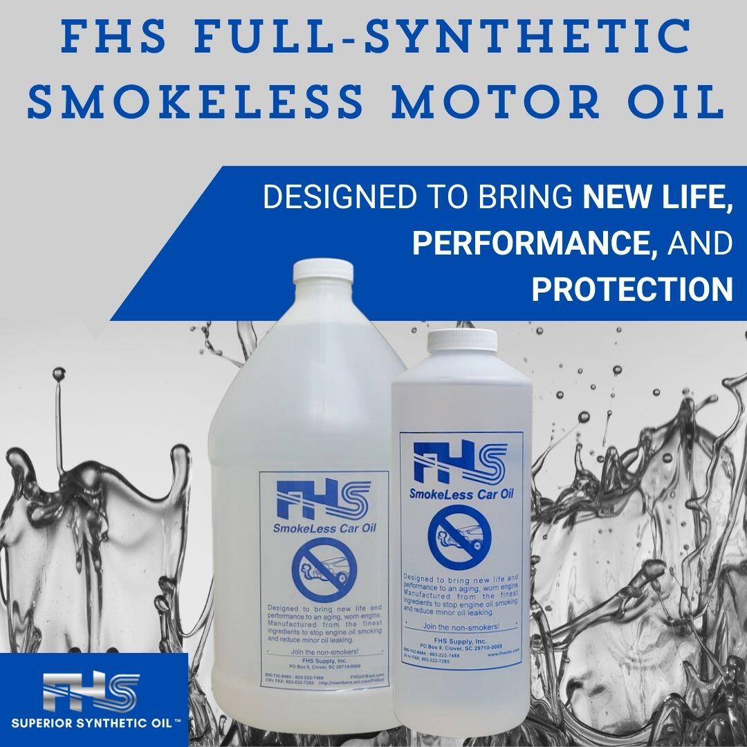 FHS Smokeless Motor Oil – Heavy (40 Wt)
